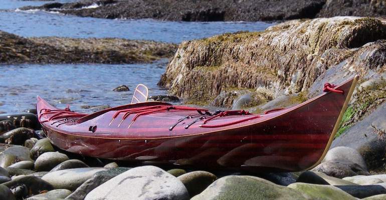 Petrel cedar strip sea kayak