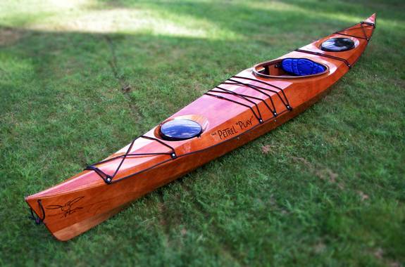 Petrel Play 14 ft wooden sea kayak