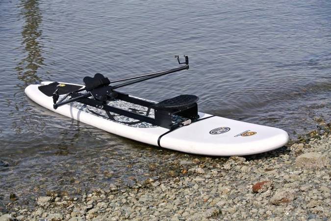 Piantedosi sliding-rigger SUP rowing unit for stand-up paddleboards