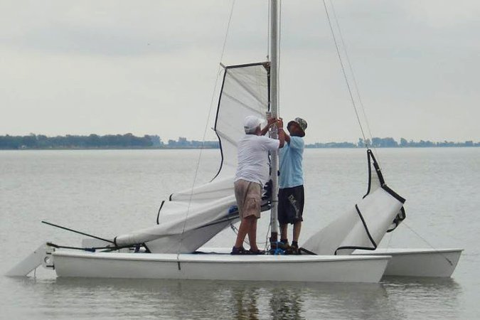 Pixie beach catamaran by Richard Woods