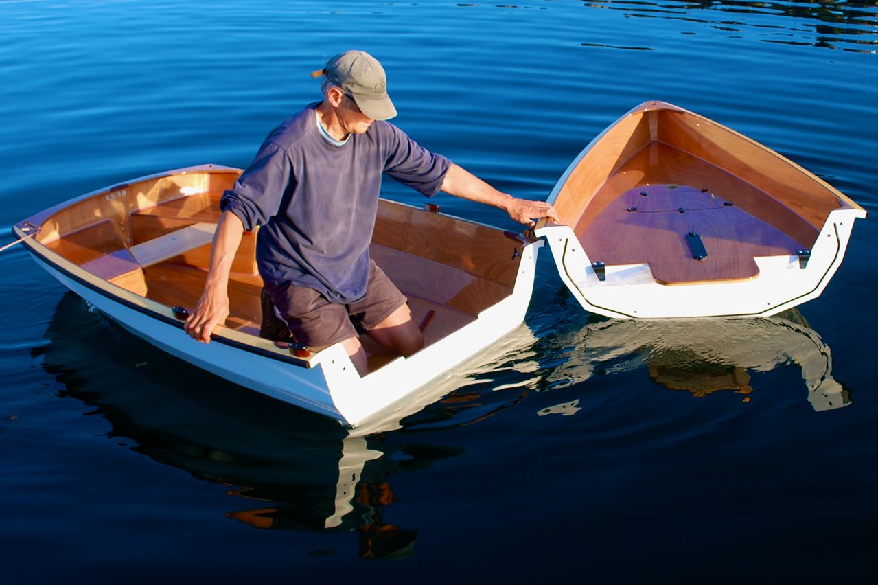 The PT 11 is a highly advanced nesting dinghy with excellent rowing and sailing performance