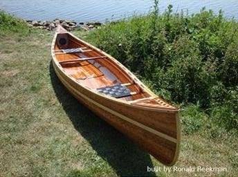 The Ranger 15 is a 15-foot Prospector canoe with good all-round paddling characteristics