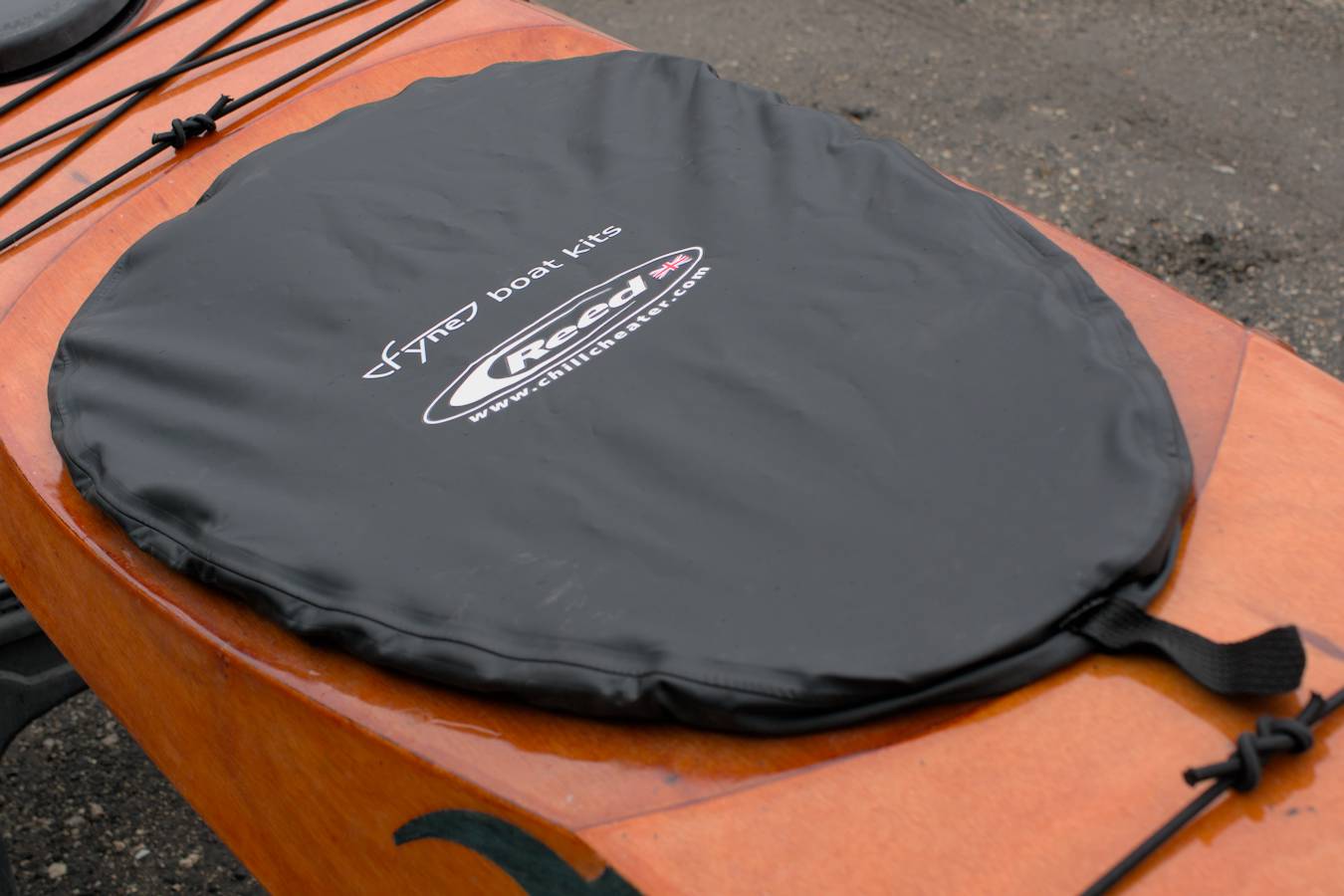 Aquatherm kayak cockpit cover by Reed Chillcheater