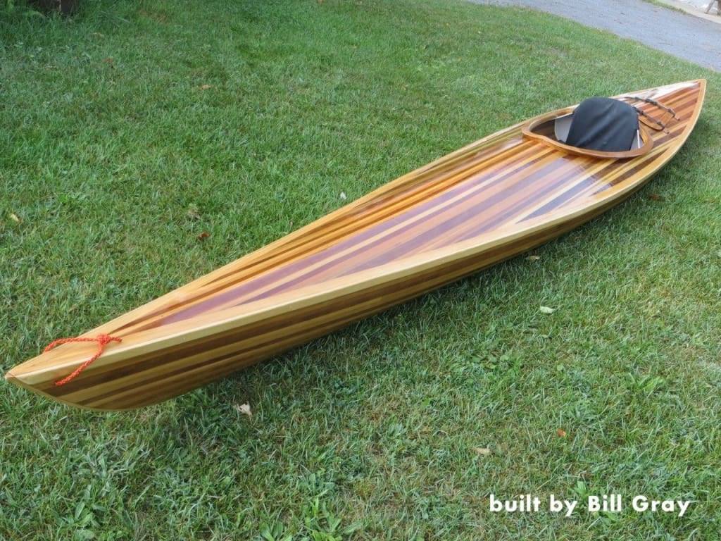 The Resolute kayak from Bear Mountain Boats is a large capacity shorter kayak for heavier paddlers