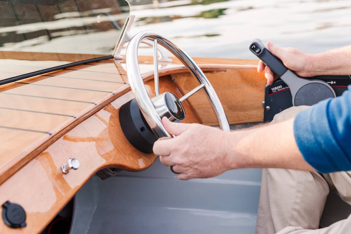 Rhode Runner - a modern kit-built wooden motorboat in the style of a classic 1950s runabout