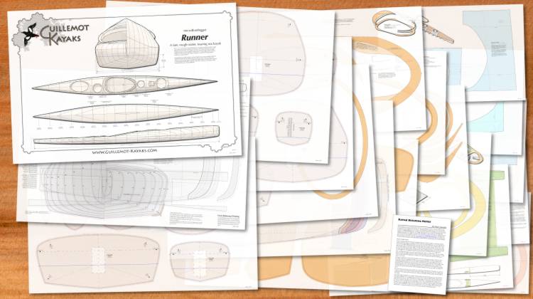 Plans for the Runner expedition sea kayak from Guillemot Kayaks