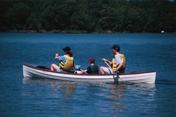 A family home made canoe from Chesapeake Light Craft