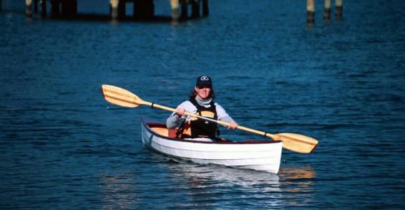 A good day paddling in a light weight Sassafras 12 open canoe