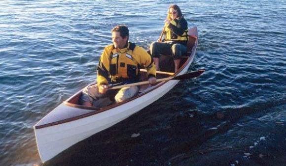 Summer holiday touring canoe