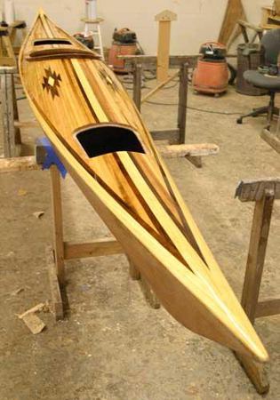 How to make a cedar deck Shearwater kayak kit