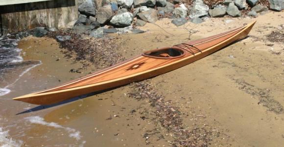 sea island sport: wooden sit-on-top kayak that you can