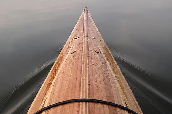 Cedar deck Shearwater kayak kit