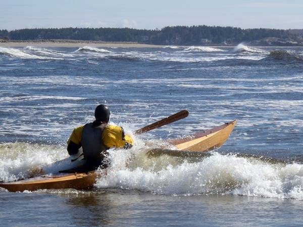 The Shearwater Sport is a compact sea kayak with manoeuvrability and advanced handling in waves