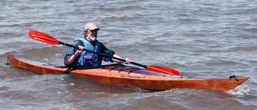 Sleek Shearwater kayak