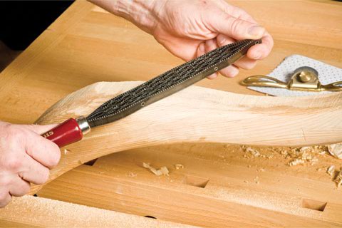 Shinto Japanese saw rasp for rapid shaping and smoothing