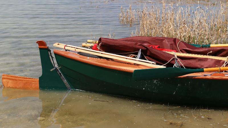 The Skerry Raid is a rowing and sailing boat for coastal expeditions