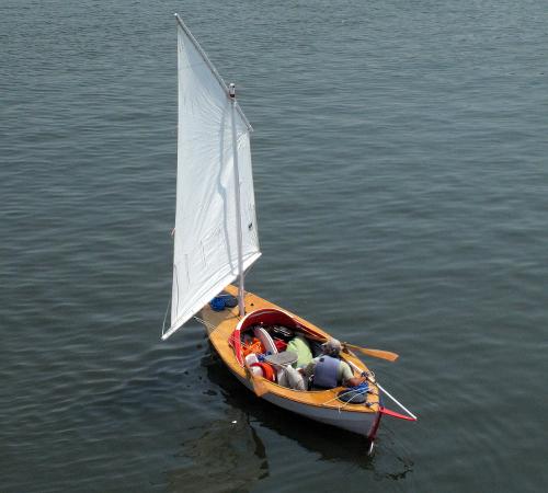 The Skerry Raid is a rowing and sailing boat for coastal expeditions