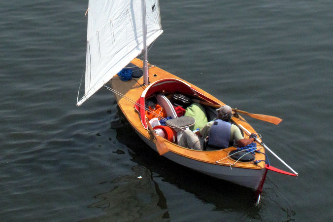 The Skerry Raid is a rowing and sailing boat for coastal expeditions