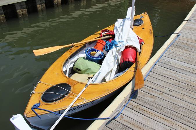 The Skerry Raid is a rowing and sailing boat for coastal expeditions