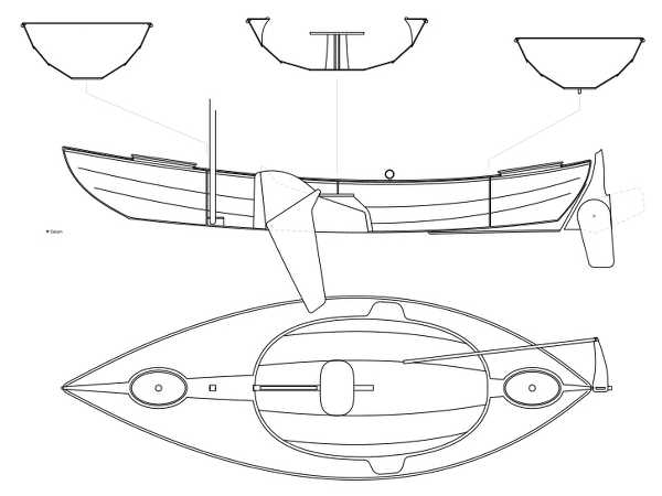 The Skerry Raid is a rowing and sailing boat for coastal expeditions