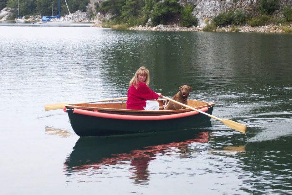 The Spindrift Dinghy is an efficient rowing boat as well as an excellent sailing dinghy