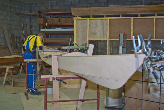 Building a sport tandem sea kayak