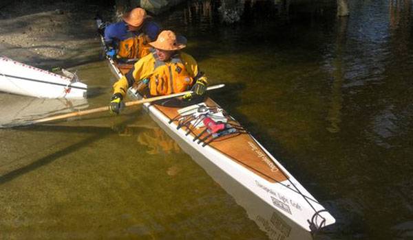 Double seat sea kayak