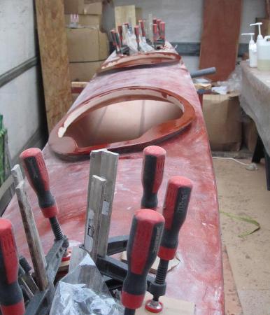 Building a Sport Tandem wooden sea kayak