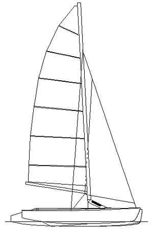 Strike 16 trimaran sail plan