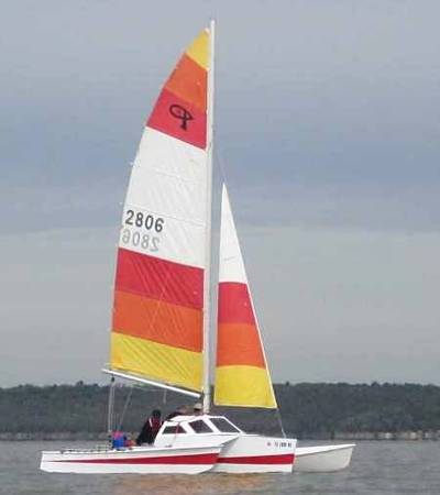 Strike 18 trimaran by Richard Woods