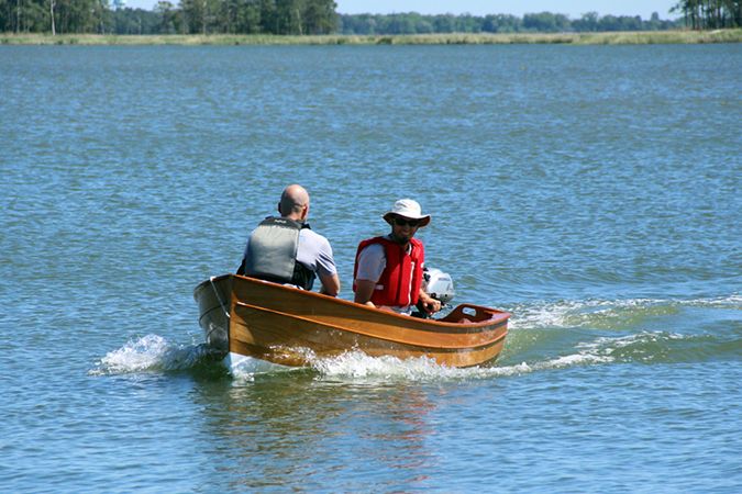 The Tenderly Dinghy also makes a good motor boat