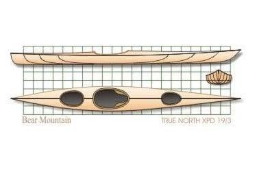 The True North XPD is a high volume expedition kayak for larger or taller paddlers