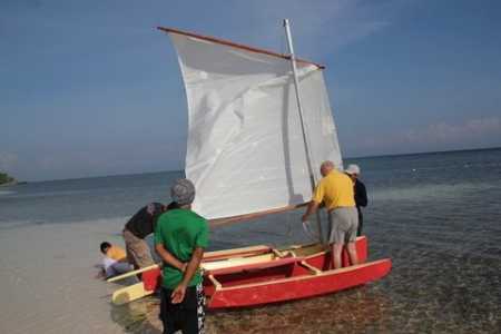 The light and stable Tryst 10 ft trimaran