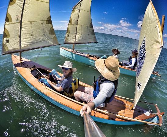 waterlust sailing canoe - fyne boat kits