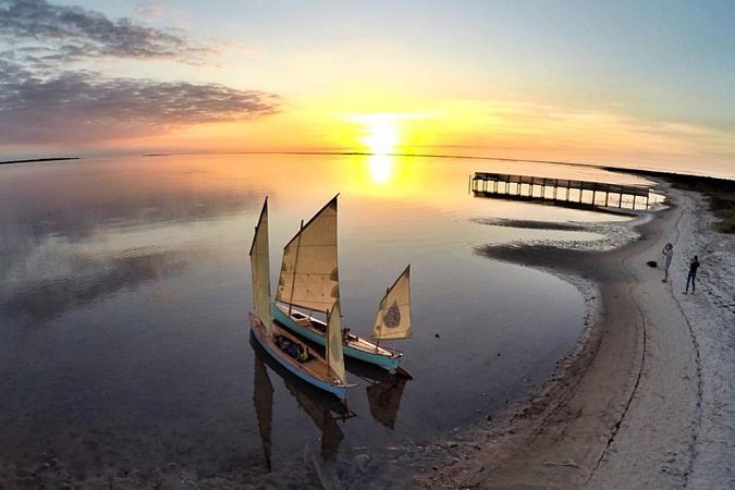 The Waterlust sailing canoe is designed for high-performance expedition cruising