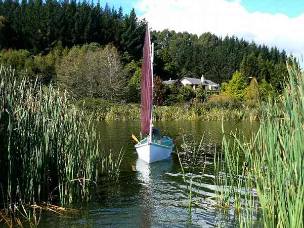 Self build Golden Bay sailing boat from Fyne Boat Kits