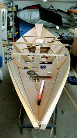 Amateur boat building at home