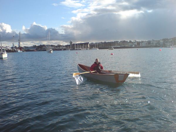 Plans for Welsford rowing boat Mollyhawk from Fyne Boat Kits