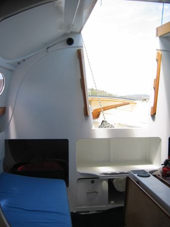 Fyne Boat Kits Penguin yacht cabin interior