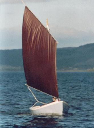 A self built boat using plans by welsford from Fyne Boat Kits