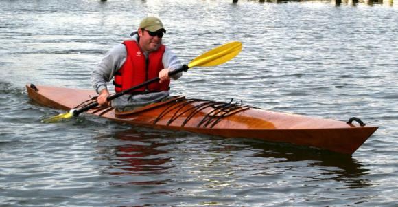 Multi chined wooden kayak plans