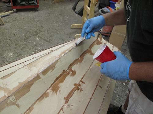 Using pec epoxy on a tandem wherry build