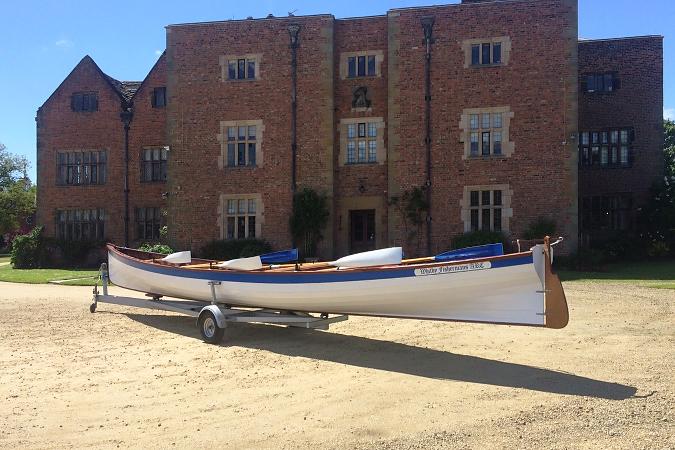 The Whitby Pilot Gig is a wooden racing boat for six-oared team rowing that is quick to build and based on a traditional Cornish Pilot Gig