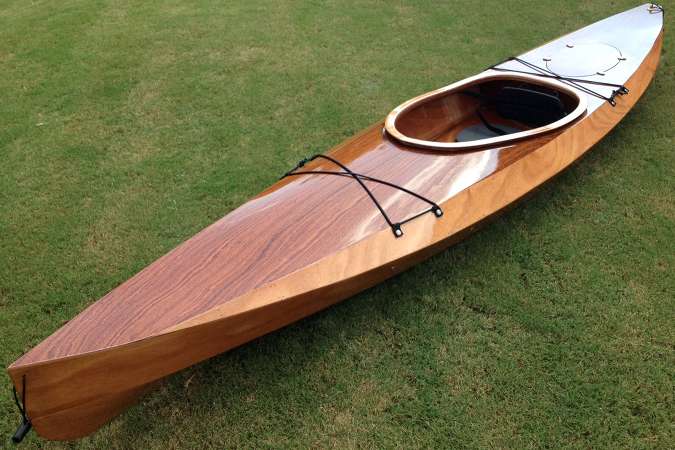 The Wood Duck 12 recreational wooden kayak