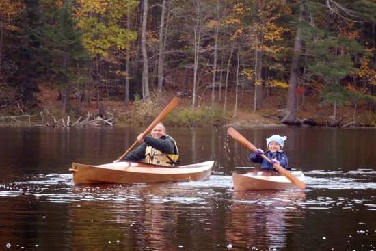 The Wood Duckling is a child's kayak based on Eric Schade's Wood Duck