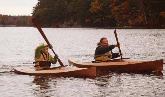 The Wood Duckling is a child's kayak based on Eric Schade's Wood Duck