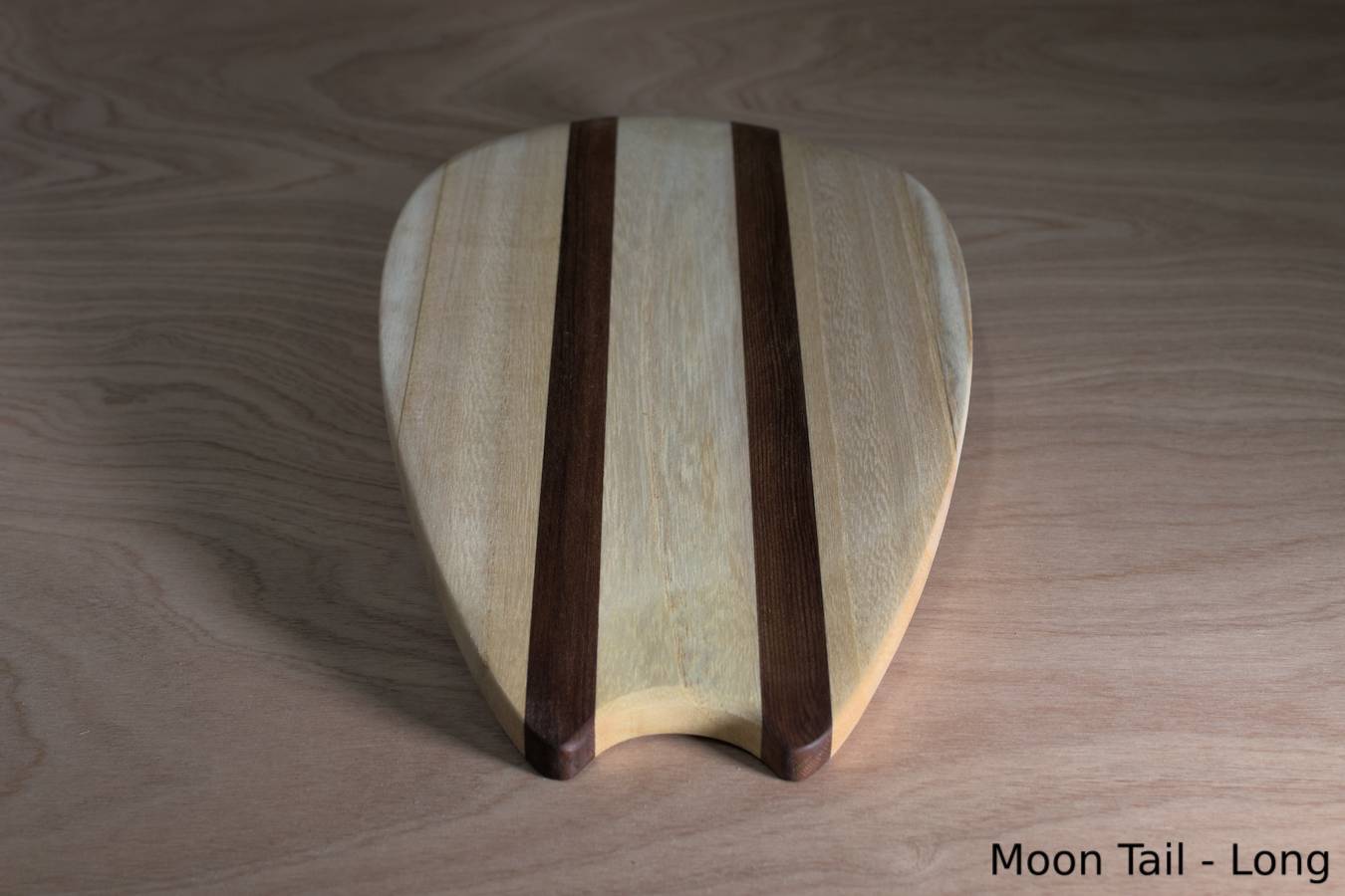 Moon Tail (long) wooden handplane handmade by Fyne Boat Kits