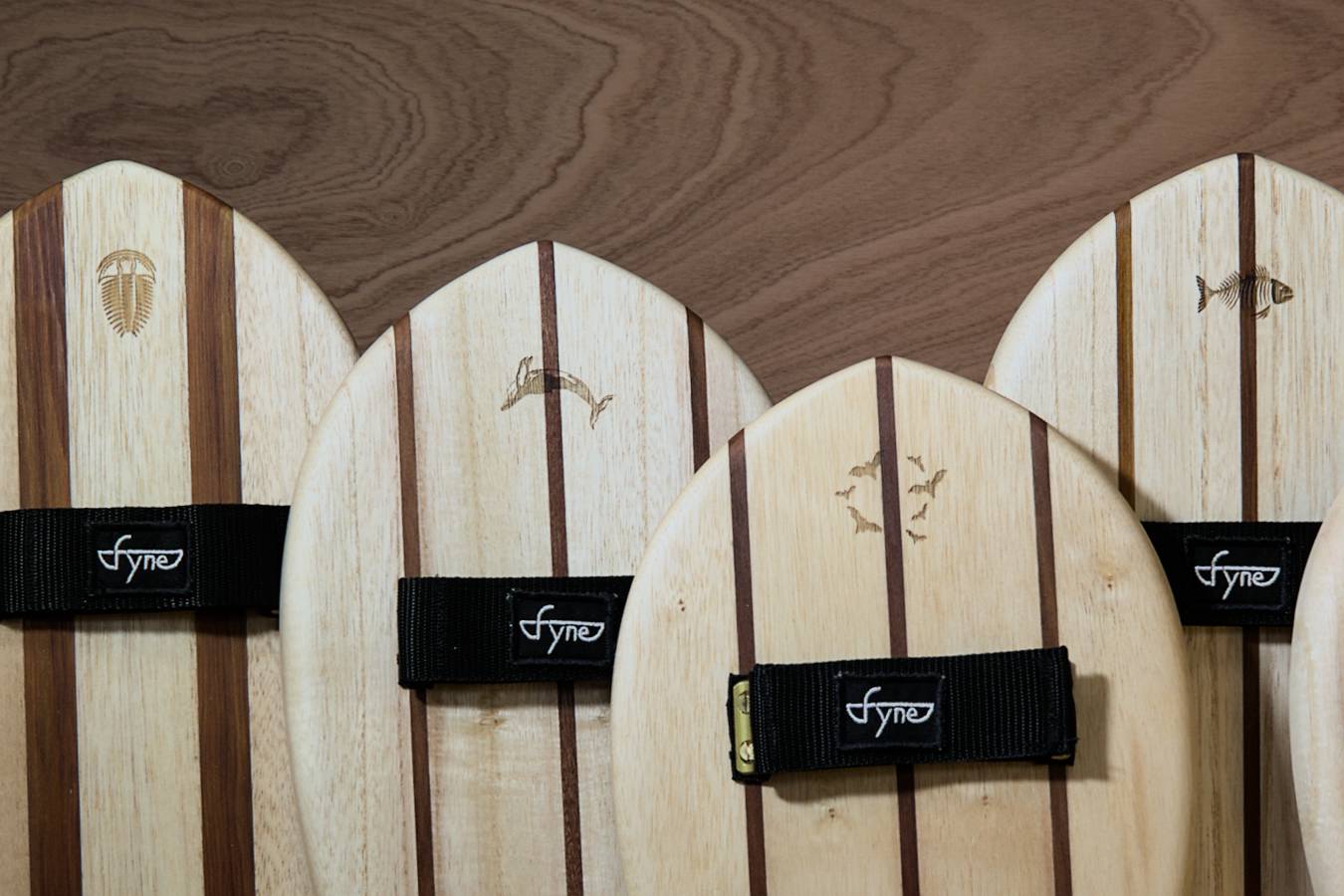 Wooden handplanes - laser engraving detail