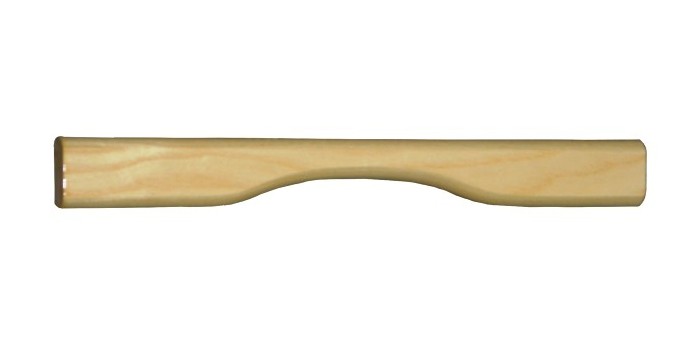 Wooden carry handle for easily carrying a canoe