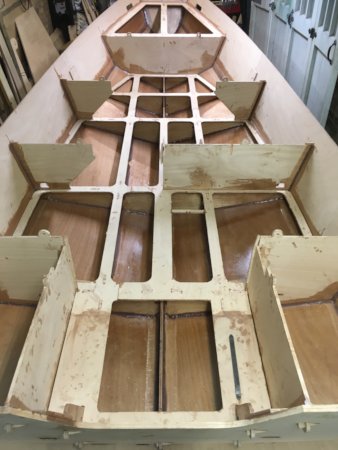 The Workstar 17 workboat is built using plywood panels that slot together